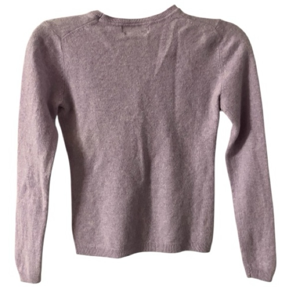 TAHARI Pure Luxe Cashmere Sweater, Sz S, Quiet luxury, Timeless elegance - Picture 8 of 9